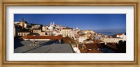 Roof top view, Alfama, Lisbon, Portugal Fine Art Print