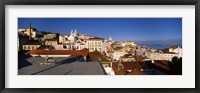 Roof top view, Alfama, Lisbon, Portugal Fine Art Print