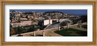 View of city and hill top, Alfama, Lisbon, Portugal Fine Art Print