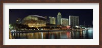 Esplanade Theater, The Singapore Flyer, Singapore River, Singapore Fine Art Print