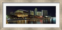 Esplanade Theater, The Singapore Flyer, Singapore River, Singapore Fine Art Print