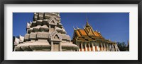 Pagoda near a palace, Silver Pagoda, Royal Palace, Phnom Penh, Cambodia Fine Art Print