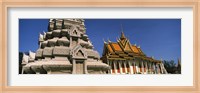 Pagoda near a palace, Silver Pagoda, Royal Palace, Phnom Penh, Cambodia Fine Art Print