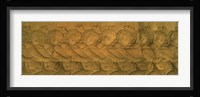 Bas relief in a temple, Angkor Wat, Angkor, Cambodia Fine Art Print