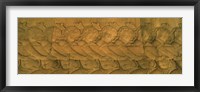 Bas relief in a temple, Angkor Wat, Angkor, Cambodia Fine Art Print