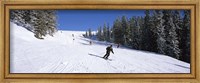 Tourists skiing, Kitzbuhel, Westendorf, Tirol, Austria Fine Art Print