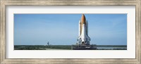 Rollout of Space Shuttle Discovery, NASA Kennedy Space Center, Cape Canaveral, Brevard County, Florida, USA Fine Art Print