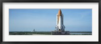 Rollout of Space Shuttle Discovery, NASA Kennedy Space Center, Cape Canaveral, Brevard County, Florida, USA Fine Art Print
