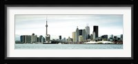 Skyscrapers at the waterfront, CN Tower, Toronto, Ontario, Canada Fine Art Print