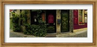 Street corner, Patershol, Ghent, East Flanders, Flemish Region, Belgium Fine Art Print