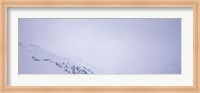 High angle view of a ski resort, Arlberg, St. Anton, Austria Fine Art Print