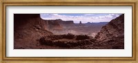 Stone circle on an arid landscape, False Kiva, Canyonlands National Park, San Juan County, Utah, USA Fine Art Print