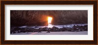 Rock formation on the beach, Pfeiffer Beach, Big Sur, California Fine Art Print