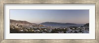 High angle view of a town, The Castle of San Pedro, Bodrum, Aegean Sea, Turkey Fine Art Print