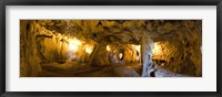 Interiors of a prehistoric cave, Karain Cave, Ciglik, Antalya, Turkey Fine Art Print