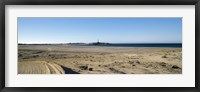 Landscape with a lighthouse in the background, Luderitz, Namibia Fine Art Print