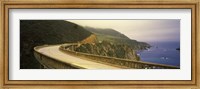 Bridge at the coast, Bixby Bridge, Big Sur, Monterey County, California, USA Fine Art Print