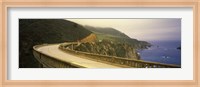 Bridge at the coast, Bixby Bridge, Big Sur, Monterey County, California, USA Fine Art Print
