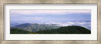 View of San Francisco from Mt Tamalpais, Marin County, California, USA Fine Art Print