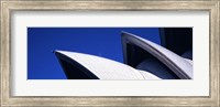 Low angle view of opera house sails, Sydney Opera House, Sydney Harbor, Sydney, New South Wales, Australia Fine Art Print