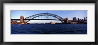 Bridge across the sea, Sydney Harbor Bridge, McMahons Point, Sydney Harbor, Sydney, New South Wales, Australia Fine Art Print
