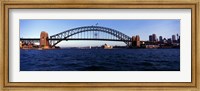 Bridge across the sea, Sydney Harbor Bridge, McMahons Point, Sydney Harbor, Sydney, New South Wales, Australia Fine Art Print