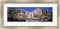 Lunar rainbow over the Upper and Lower Yosemite Falls, Yosemite National Park, California, USA Fine Art Print