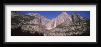 Lunar rainbow over the Upper and Lower Yosemite Falls, Yosemite National Park, California, USA Fine Art Print