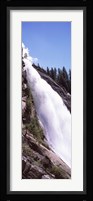Low angle view of a waterfall, Nevada Fall, Yosemite National Park, California, USA Fine Art Print
