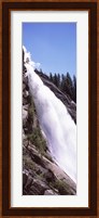 Low angle view of a waterfall, Nevada Fall, Yosemite National Park, California, USA Fine Art Print
