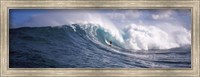 Surfer in the sea, Maui, Hawaii Fine Art Print
