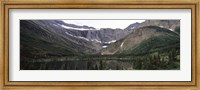 Lake surrounded with mountains, Mountain Lake, US Glacier National Park, Montana, USA Fine Art Print