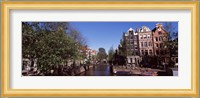 Buildings in a city, Amsterdam, North Holland, Netherlands Fine Art Print
