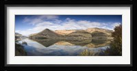 Reflection of Vineyards in the River, Cima Corgo, Duoro River, Portugal Fine Art Print