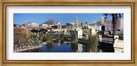 Castle of Good Hope with a view of a government building, Cape Town City Hall, Cape Town, Western Cape Province, South Africa Fine Art Print
