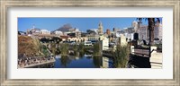 Castle of Good Hope with a view of a government building, Cape Town City Hall, Cape Town, Western Cape Province, South Africa Fine Art Print