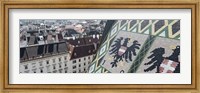 City viewed from a cathedral, St. Stephens Cathedral, Vienna, Austria Fine Art Print