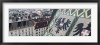 City viewed from a cathedral, St. Stephens Cathedral, Vienna, Austria Fine Art Print