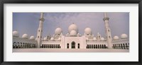 Low angle view of a mosque, Sheikh Zayed Mosque, Abu Dhabi, United Arab Emirates Fine Art Print