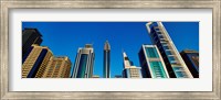 Low angle view of buildings, Dubai, United Arab Emirates 2010 Fine Art Print