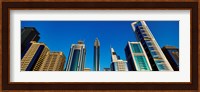 Low angle view of buildings, Dubai, United Arab Emirates 2010 Fine Art Print