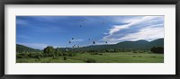 Hot Air Balloon Rodeo, Steamboat Springs, Colorado (horizontal) Fine Art Print