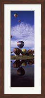 Hot Air Balloons, Hot Air Balloon Rodeo, Steamboat Springs, Colorado Fine Art Print