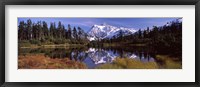 Mt Shuksan, Picture Lake, North Cascades National Park, Washington State, USA Fine Art Print