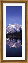 Reflection of Mt Shuksan, Picture Lake, North Cascades National Park, Washington State (vertical) Fine Art Print