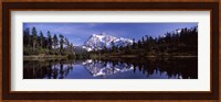 Mt Shuksan Reflection at Picture Lake, North Cascades National Park Fine Art Print