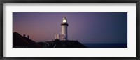 Lighthouse at dusk, Broyn Bay Light House, New South Wales, Australia Fine Art Print