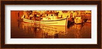 Fishing boats in the bay, Morro Bay, San Luis Obispo County, California (horizontal) Fine Art Print