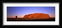 Rock formation, Uluru, Uluru-Kata Tjuta National Park, Northern Territory, Australia Fine Art Print