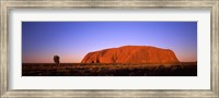 Rock formation, Uluru, Uluru-Kata Tjuta National Park, Northern Territory, Australia Fine Art Print